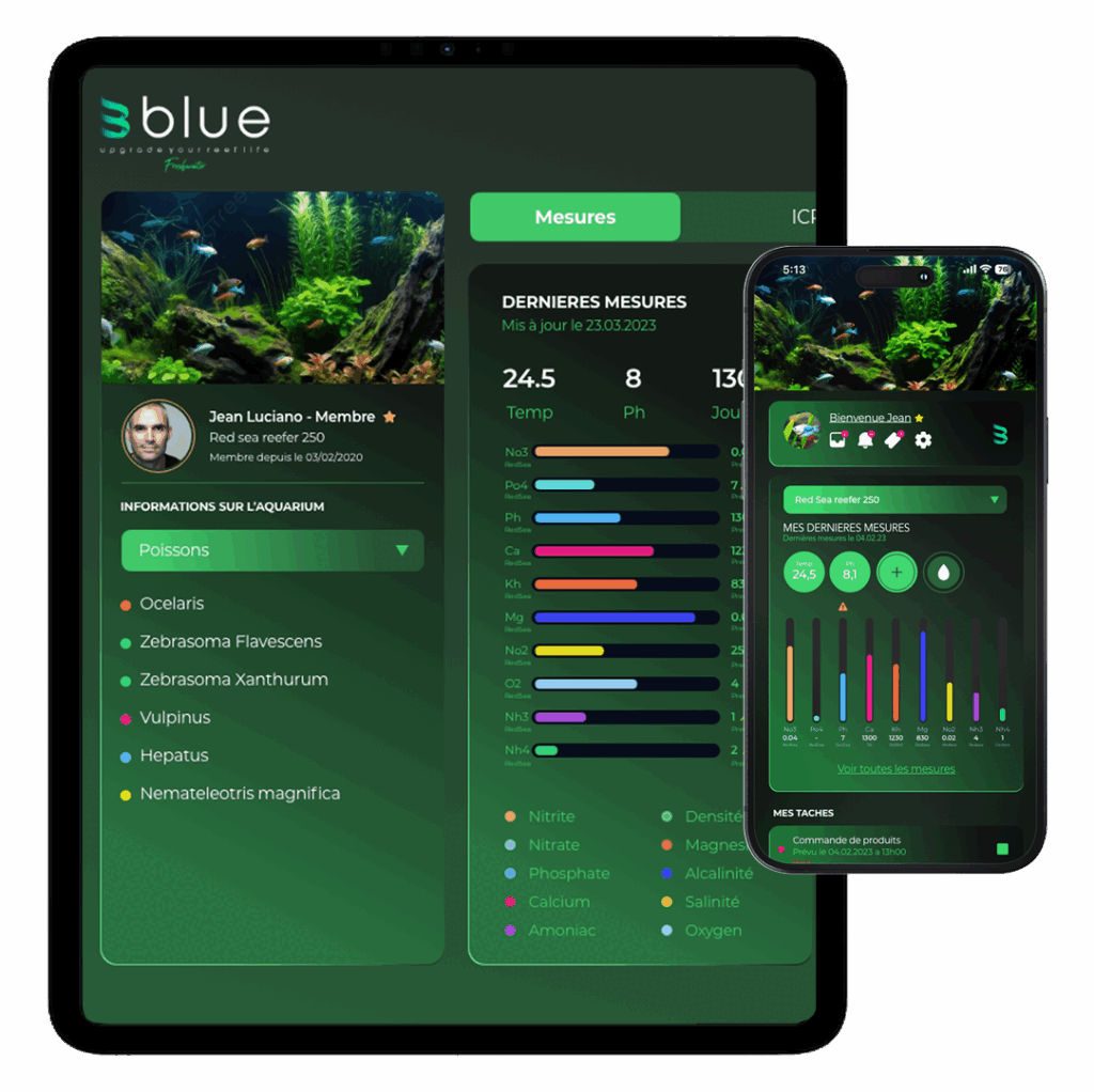 Blue Freshwater App Interface
